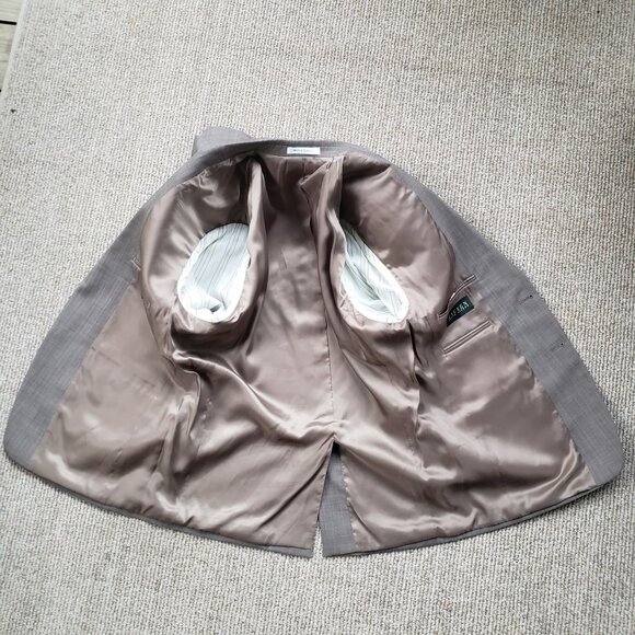 Lauren Ralph Lauren 3pc Suit 40S Brown Wool - Picture 3 of 15